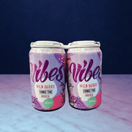 4 Pack - Wild Berry Vibes Seltzers - 10mg Delta 9 THC