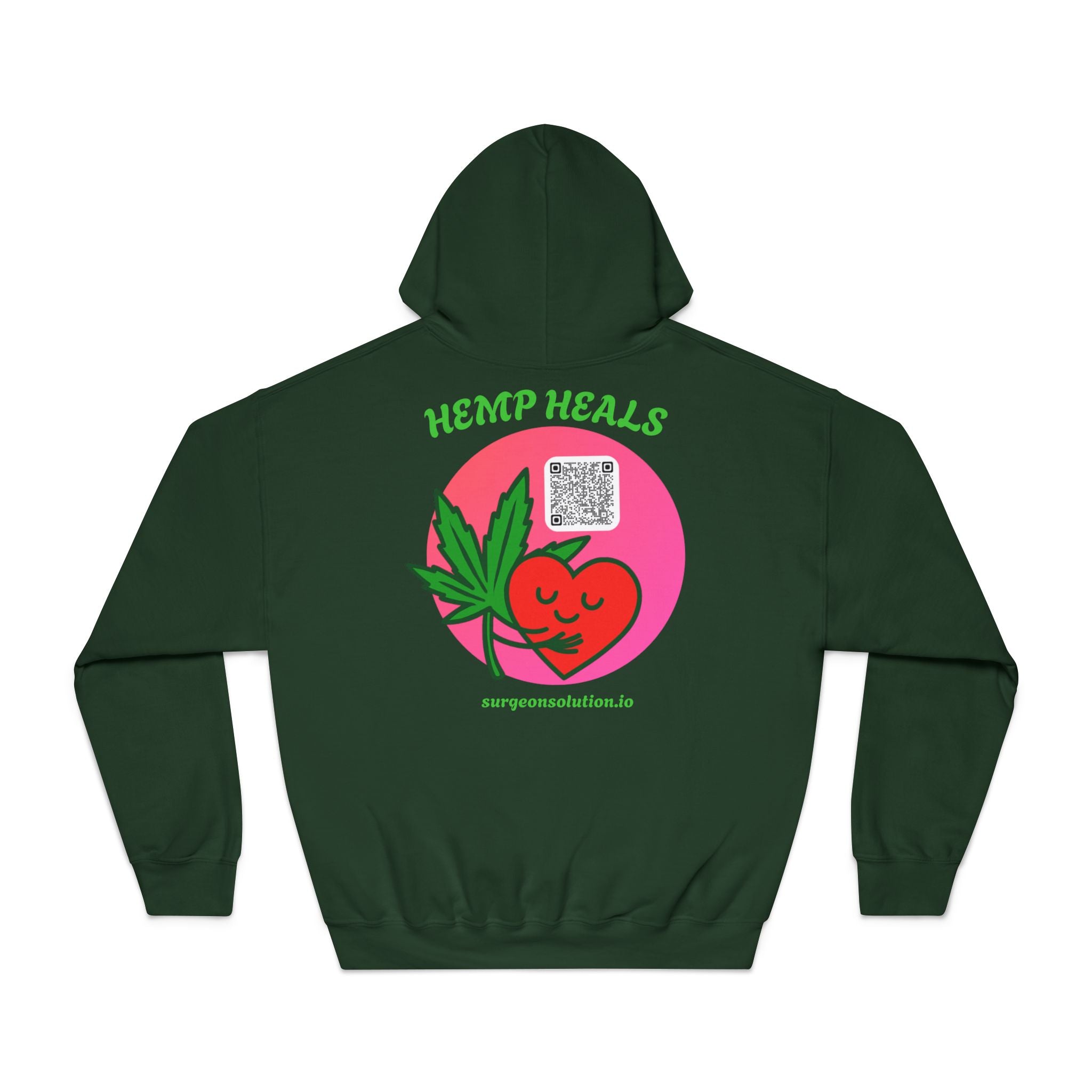 Surgeons Healing Hooded Sweatshirt | Unisex Sweatshirt, Cannabis Apparel, Comfort Hoodie, Gift for Him/Her, Medical