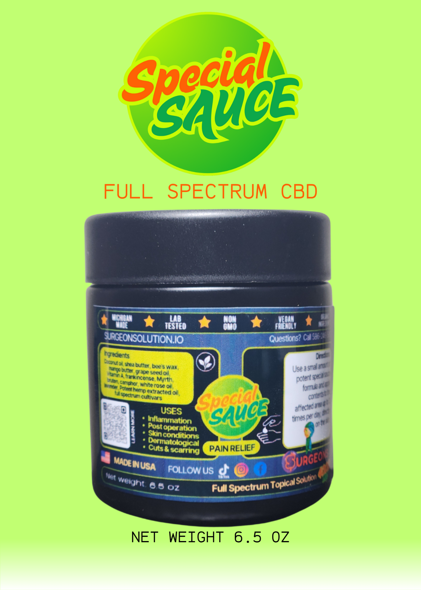 4000mg Full Spectrum CBD Special Sauce - Sx2