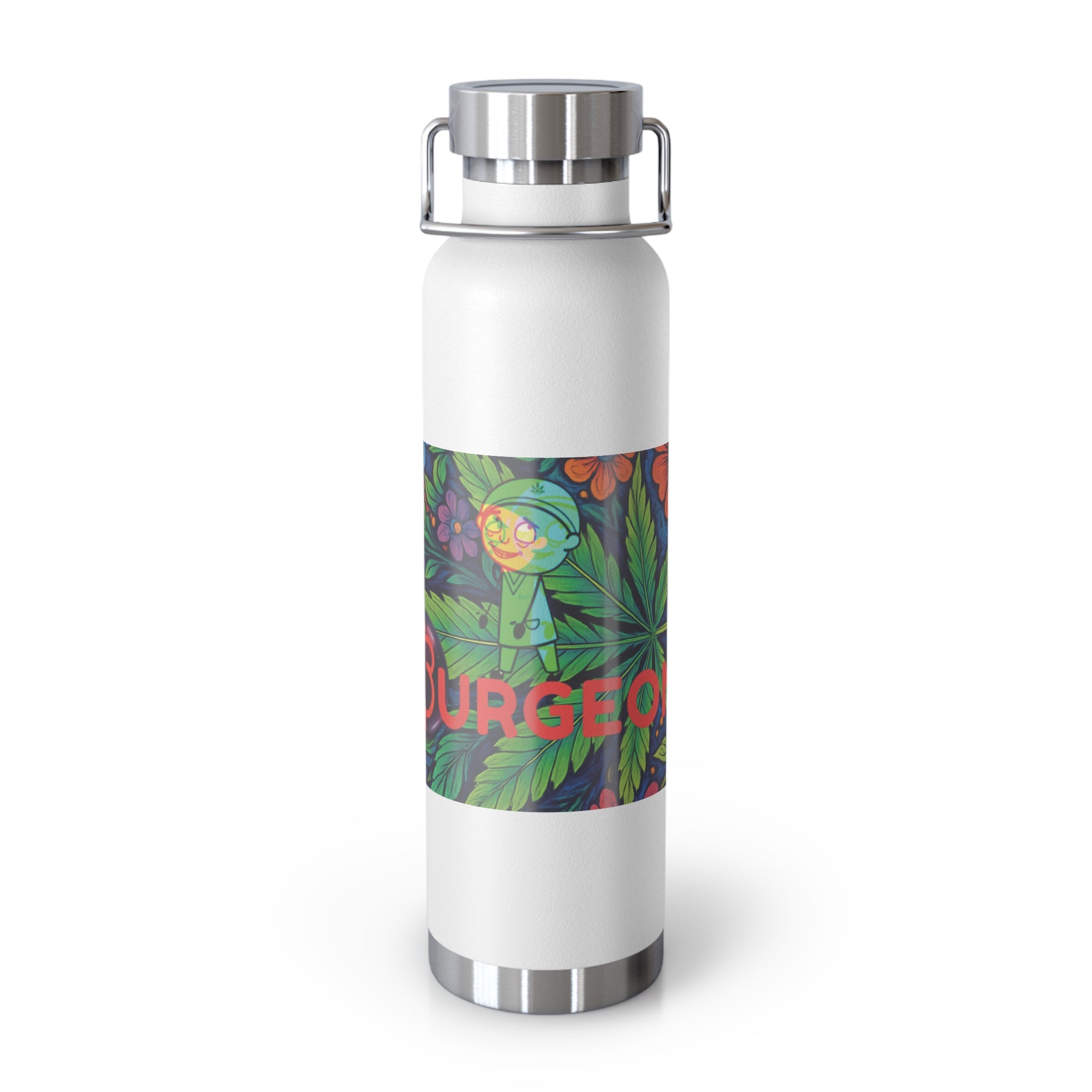 Colorful Insulated Water Bottle, 22oz with Fun Floral Designs, Eco-Friendly Gift, Travel Hydration Flask, Summer Essentials, Gardening [...]