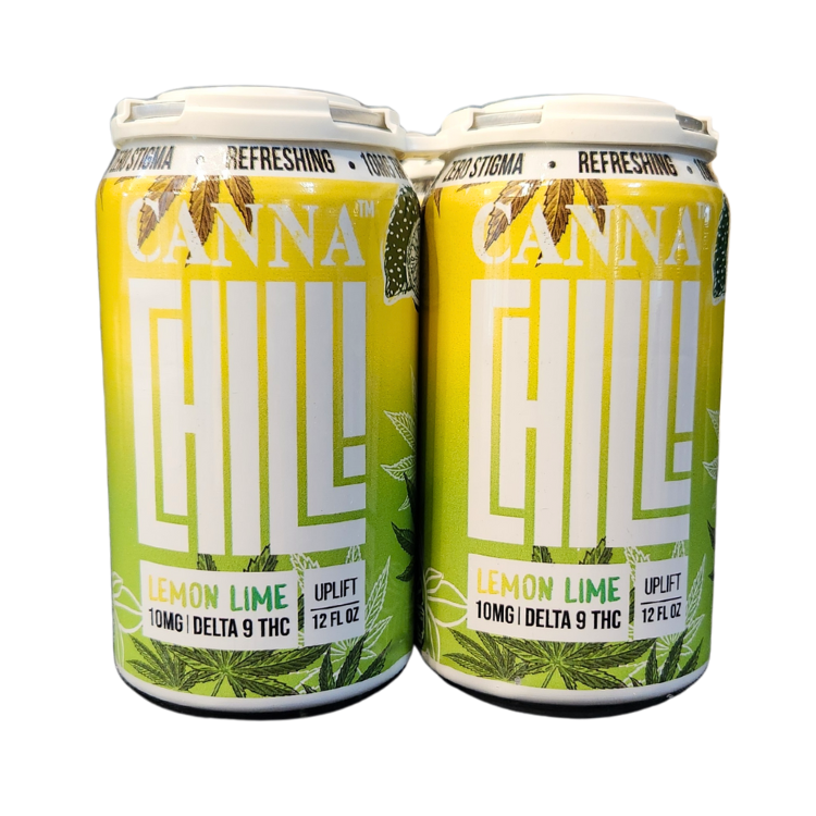 4 Pack - CannaChill Seltzers - 10mg Delta 9 THC