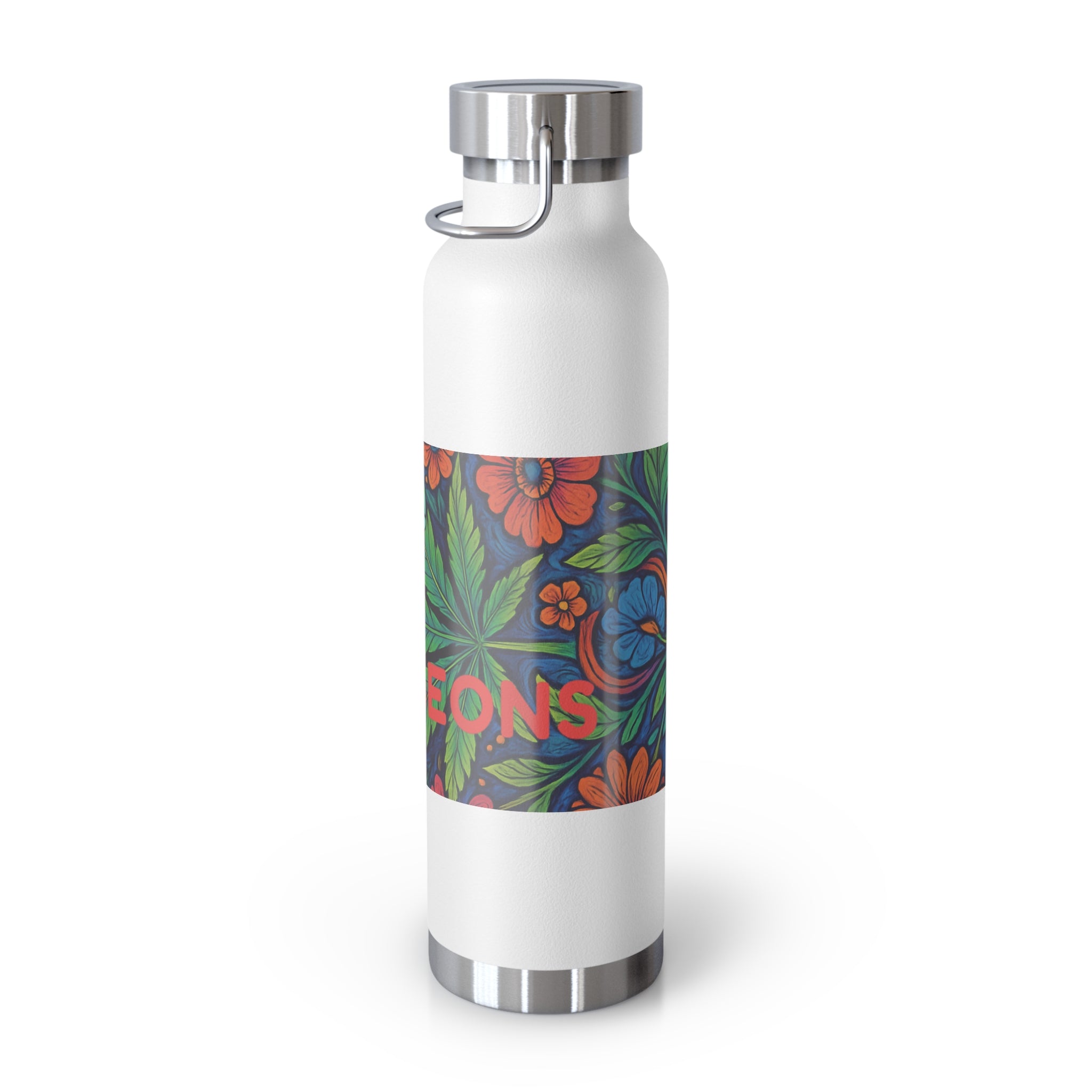 Colorful Insulated Water Bottle, 22oz with Fun Floral Designs, Eco-Friendly Gift, Travel Hydration Flask, Summer Essentials, Gardening [...]