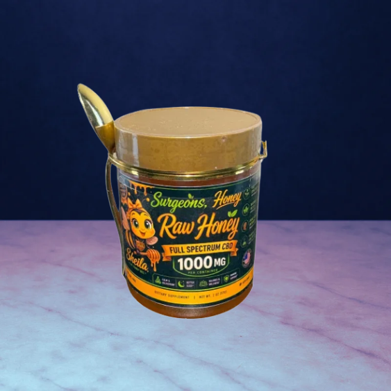 Full Spectrum CBD Infused Honey 1000mg