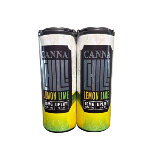 4 Pack - CannaChill Seltzers - 10mg Delta 9 THC