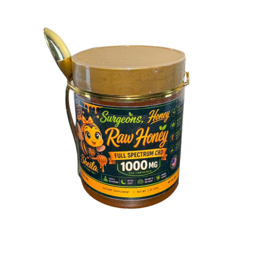 Full Spectrum CBD Infused Honey 1000mg
