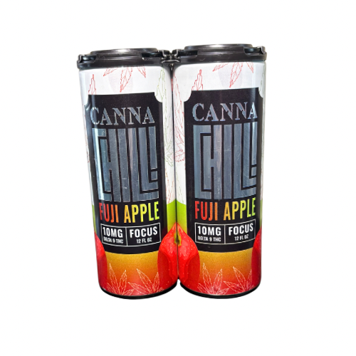 4 Pack - CannaChill Seltzers - 10mg Delta 9 THC