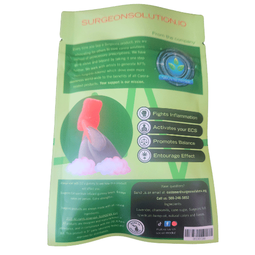 Surgeons new 35mg Gummy Bears Full Spectrum CBD enriched edibles