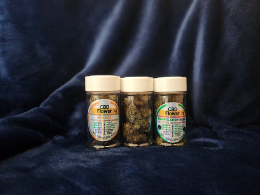 3 jars of Surgeons full spectrum hemp flower