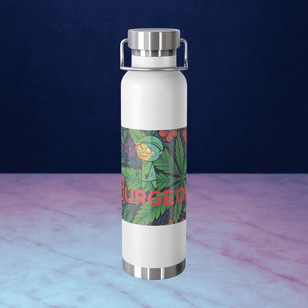 Colorful Insulated Water Bottle, 22oz with Fun Floral Designs, Eco-Friendly Gift, Travel Hydration Flask, Summer Essentials, Gardening [...]