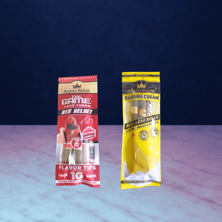 King Palm Leaf Tubes - Tobacco-Free, Terpene-Infused Wraps