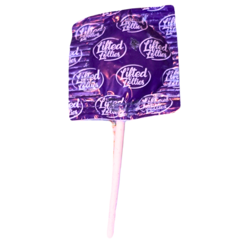 Delta 9 THC + CBD candy grape flavored lollipop available at surgeonsolution.io