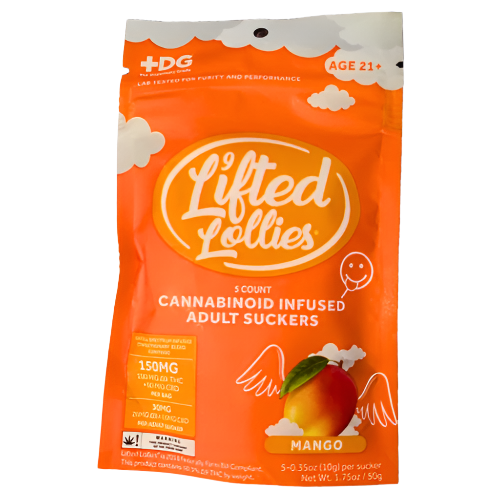 Delta 9 THC + CBD candy mango flavor available at surgeonsolution.io