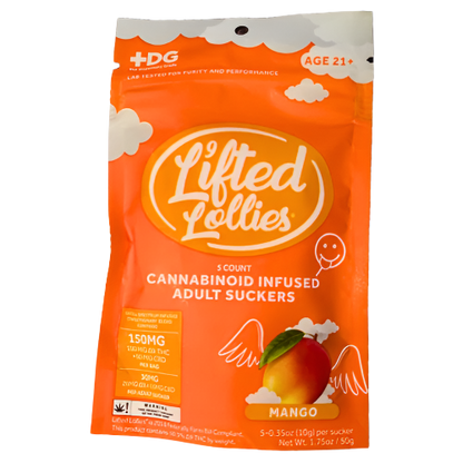 Delta 9 THC + CBD candy mango flavor available at surgeonsolution.io