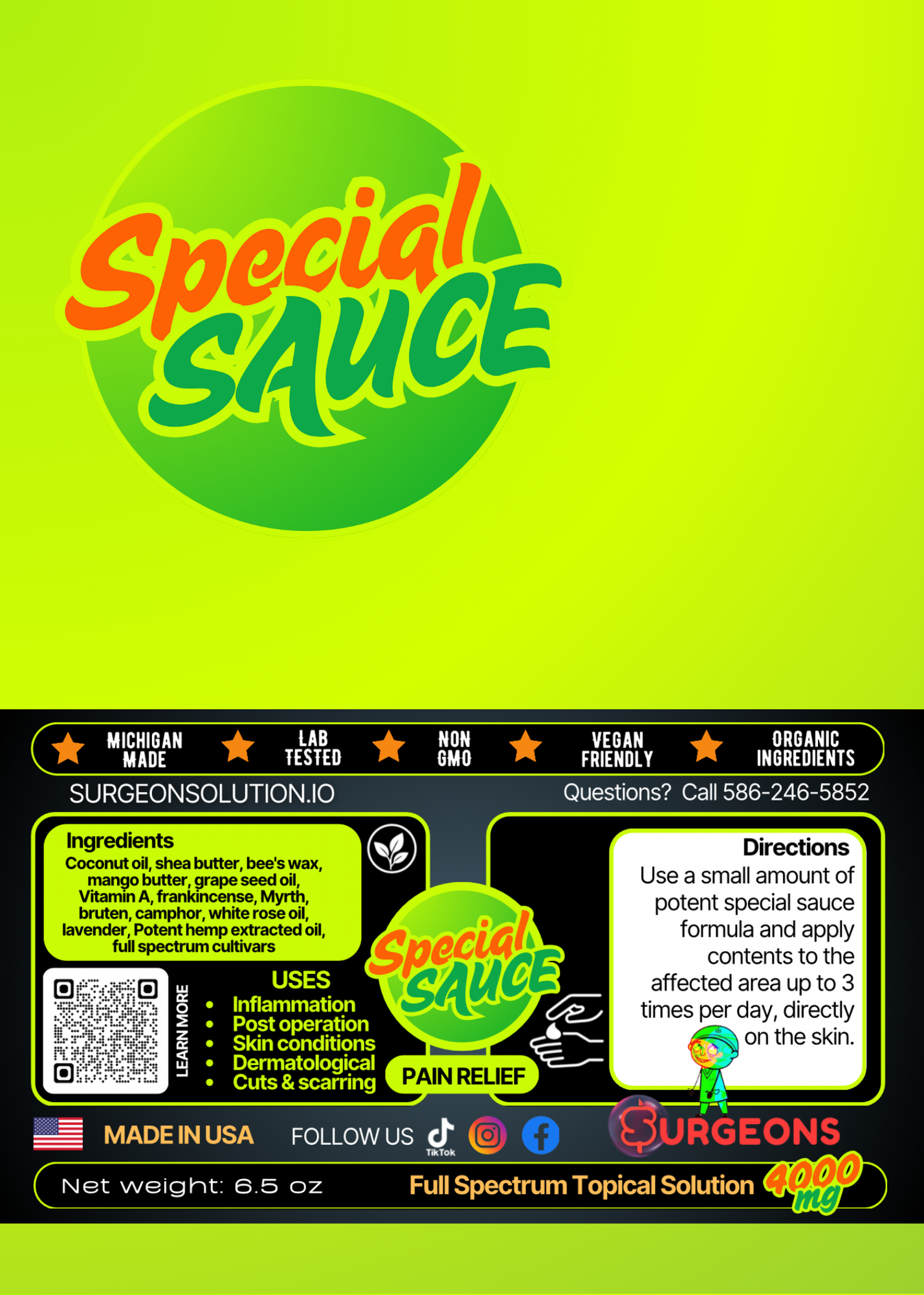 4000mg Full Spectrum CBD Special Sauce - Sx2