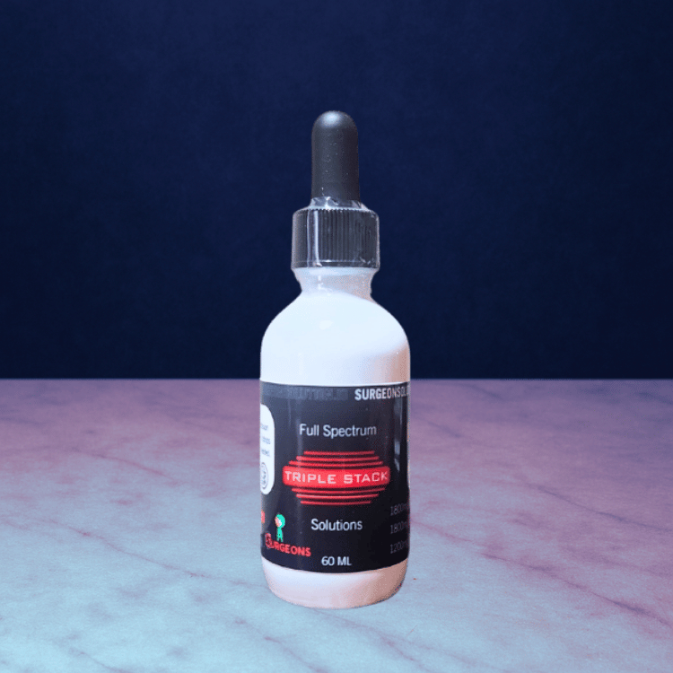 Triple Stack - Full Spectrum Oil - CBD + CBN +CBG 10 ML/ 60 ML
