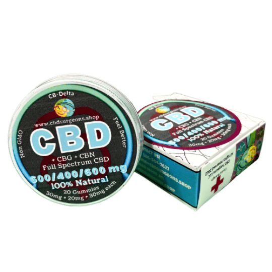 Online Full Spectrum CBG+CBN+CBD Gummies - Craft made CBD – Surgeons, LLC